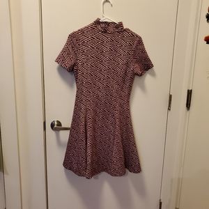 Hourglass dress with open back detail